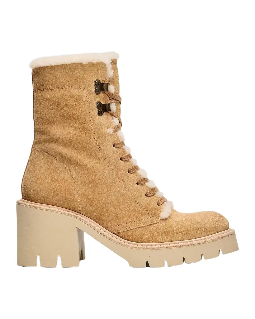 PEDRO GARCIA Zineta 65MM Shearling-Lined Leather Boots