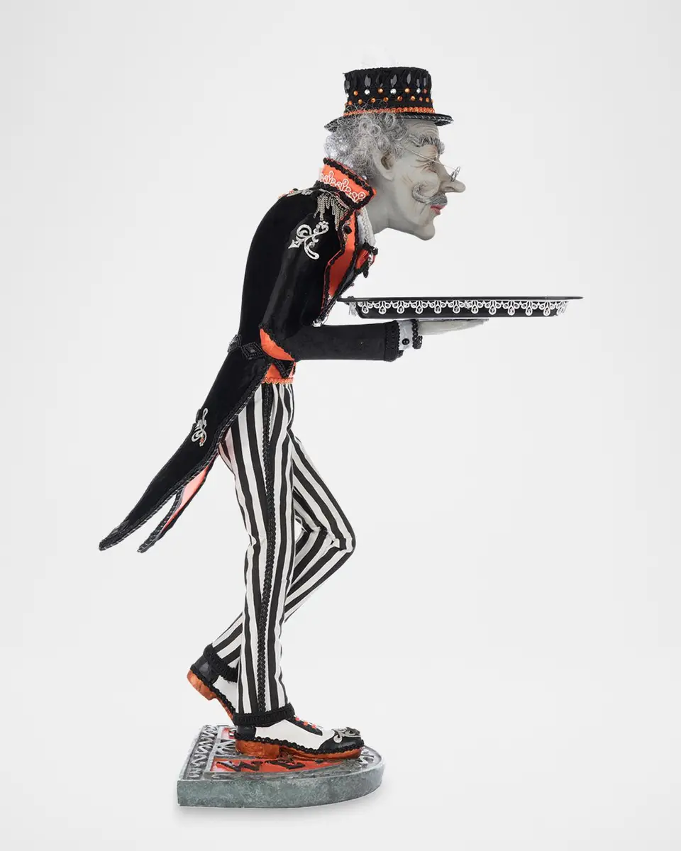 Katherine 's Collection Bartholomew the Butler Server Halloween Decor | Thumbnail 2 Katherine 's Collection Bartholomew the Butler Server Halloween Decor | Thumbnail 2
