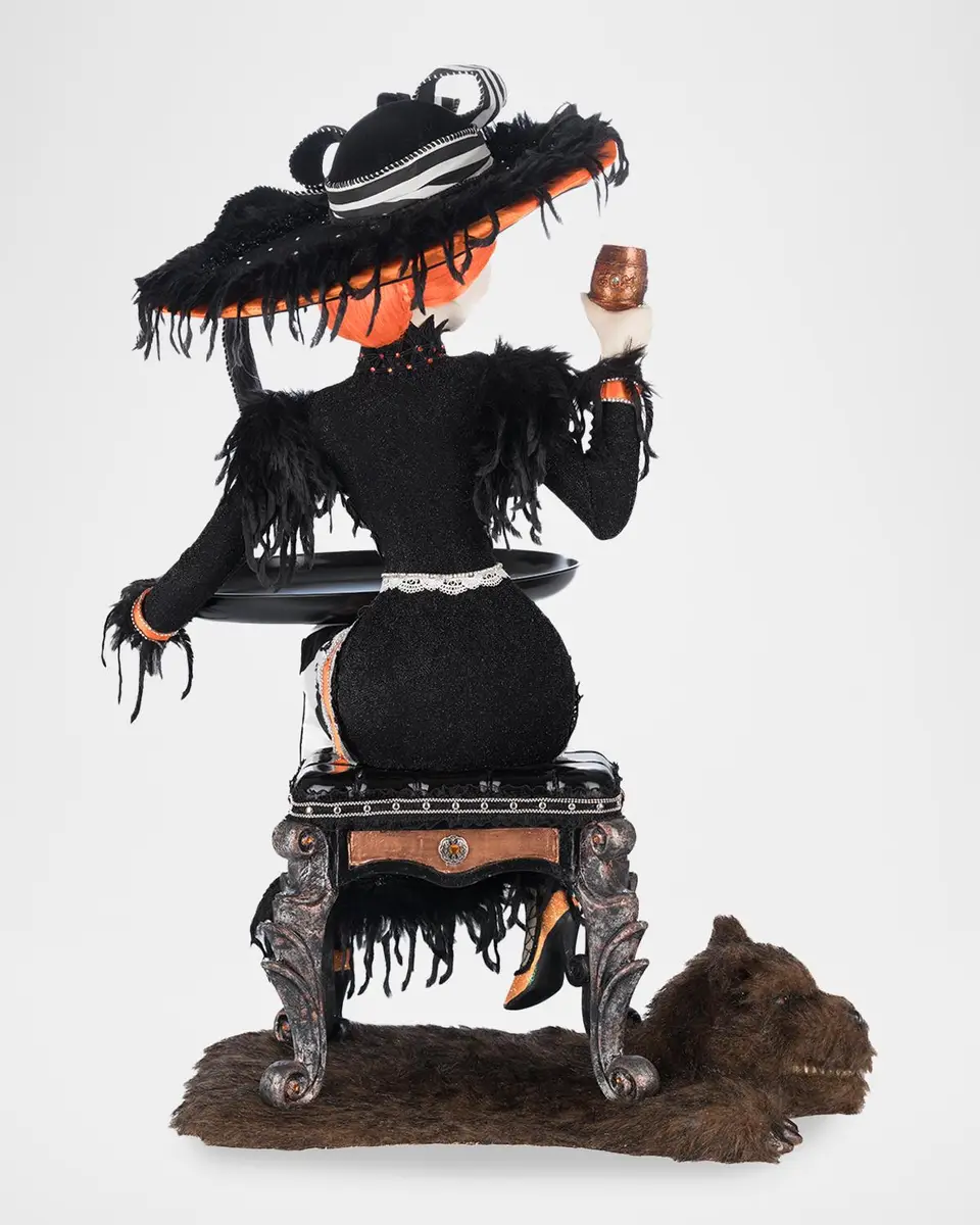 Katherine 's Collection Mrs. Macabre with Serving Tray Halloween Figure | Thumbnail 4 Katherine 's Collection Mrs. Macabre with Serving Tray Halloween Figure | Thumbnail 4