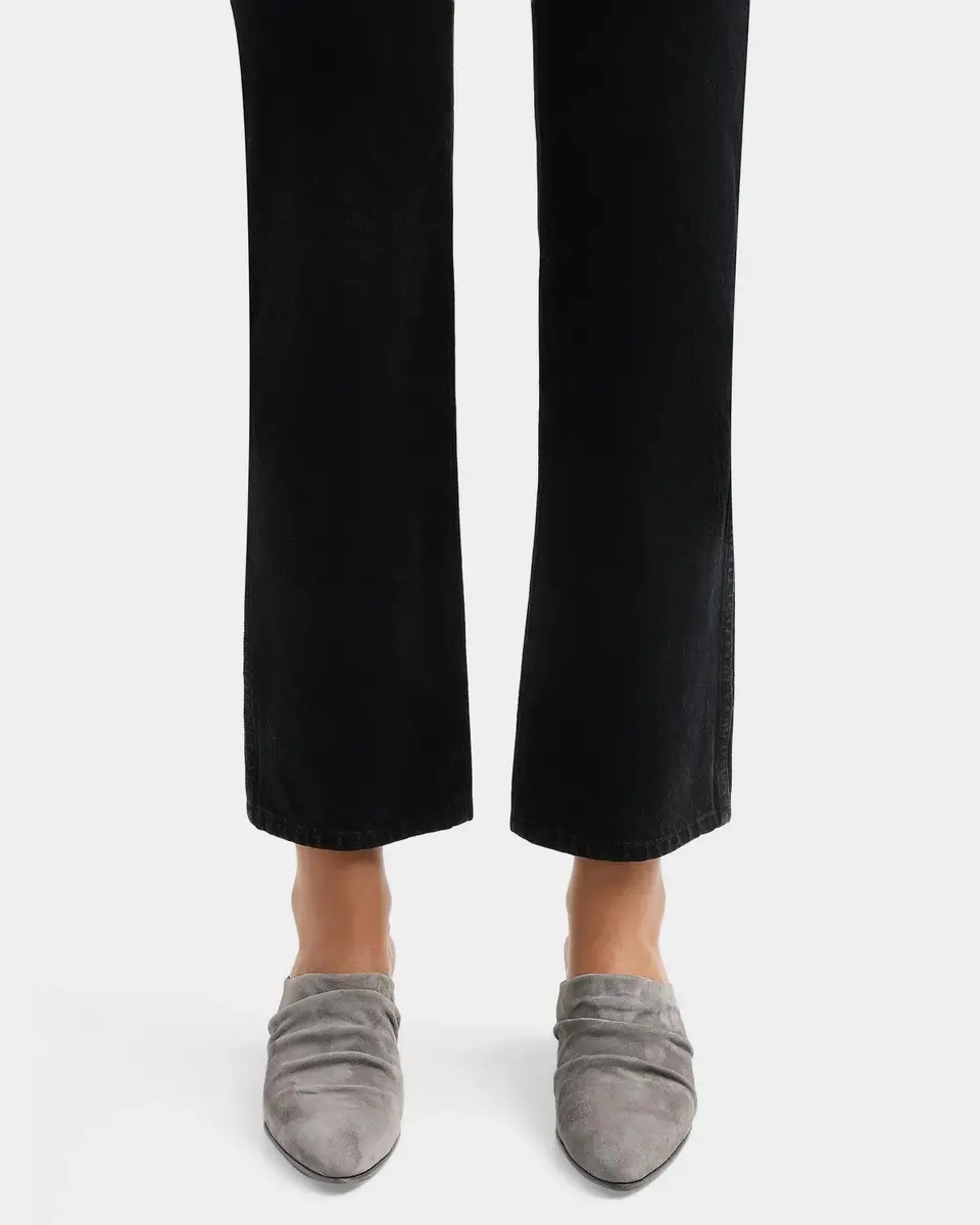 PEDRO GARCIA Helenka 30MM Ruched Suede Mules | Thumbnail 2