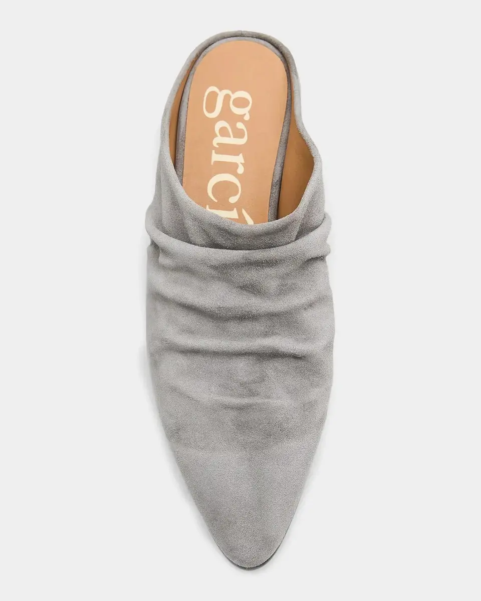 PEDRO GARCIA Helenka 30MM Ruched Suede Mules | Thumbnail 5