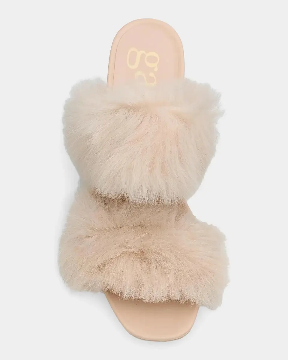 PEDRO GARCIA Cissy 75MM Shearling-Leather Mules | Thumbnail 5