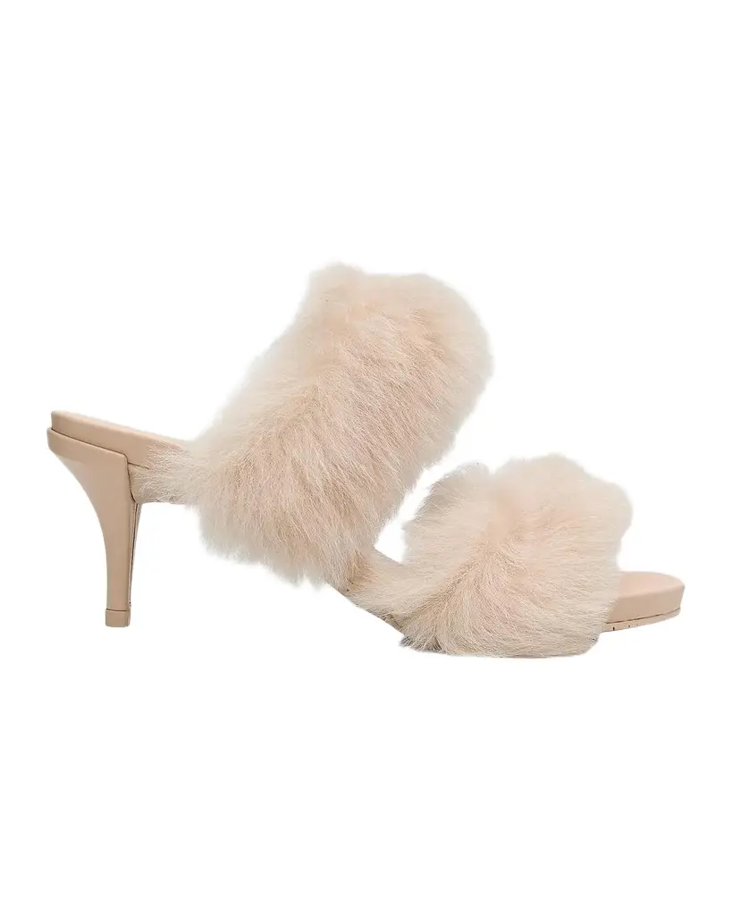 PEDRO GARCIA Cissy 75MM Shearling-Leather Mules