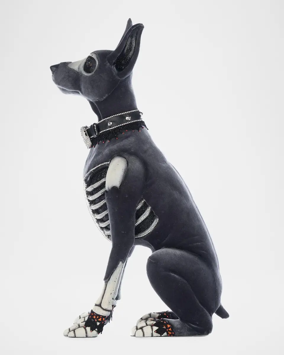 Katherine 's Collection Bones the Dog Halloween Decor | Thumbnail 2 Katherine 's Collection Bones the Dog Halloween Decor | Thumbnail 2