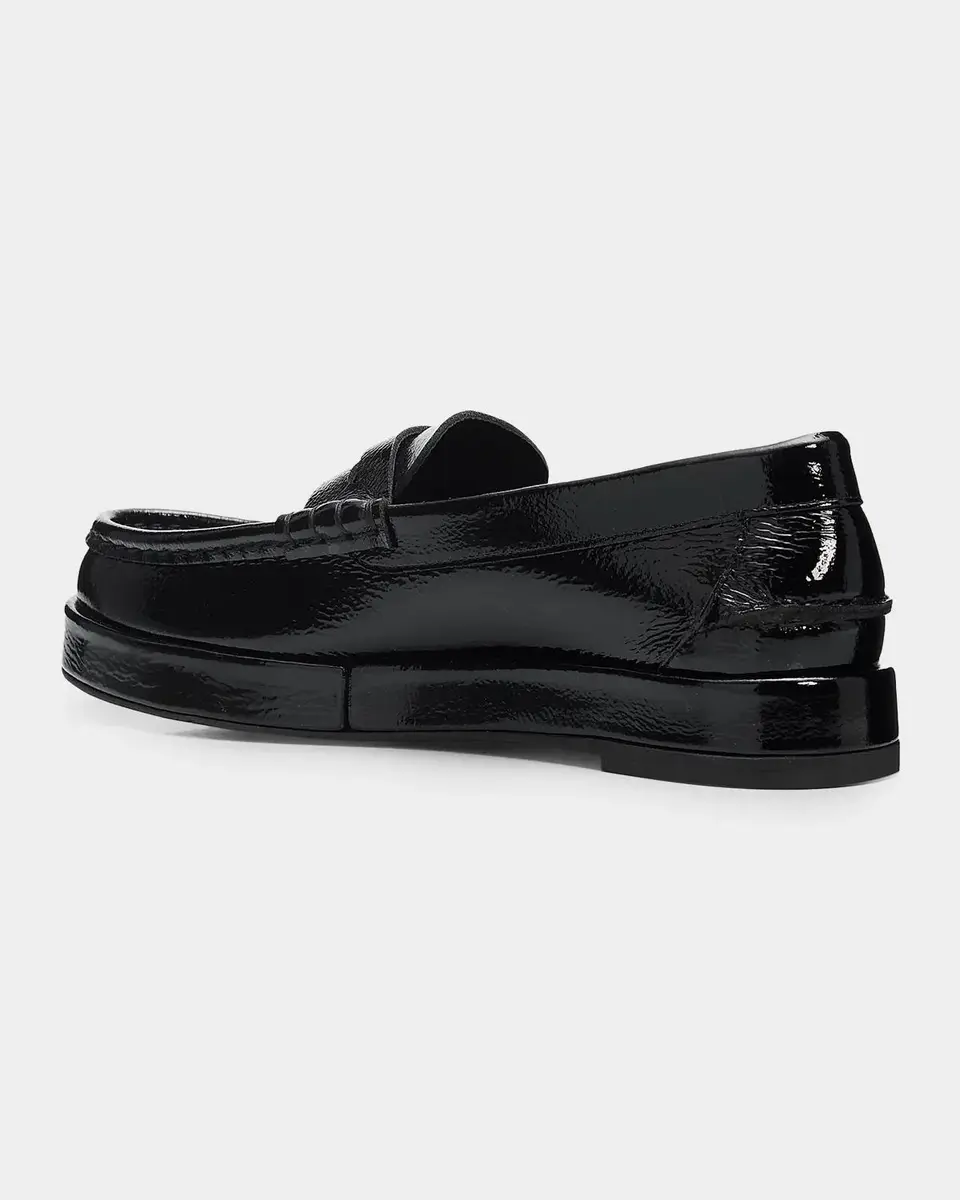 PEDRO GARCIA Sergia Leather Penny Loafers | Thumbnail 3 PEDRO GARCIA Sergia Leather Penny Loafers | Thumbnail 3