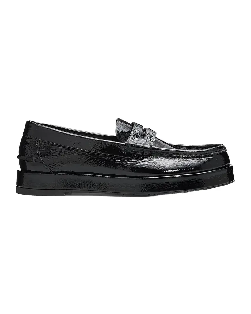 PEDRO GARCIA Sergia Leather Penny Loafers