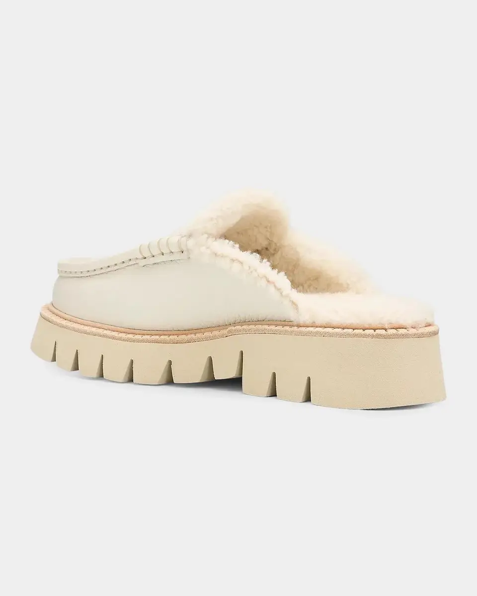 PEDRO GARCIA Savy 35MM Shearling-Trimmed Leather Loafers | Thumbnail 3
