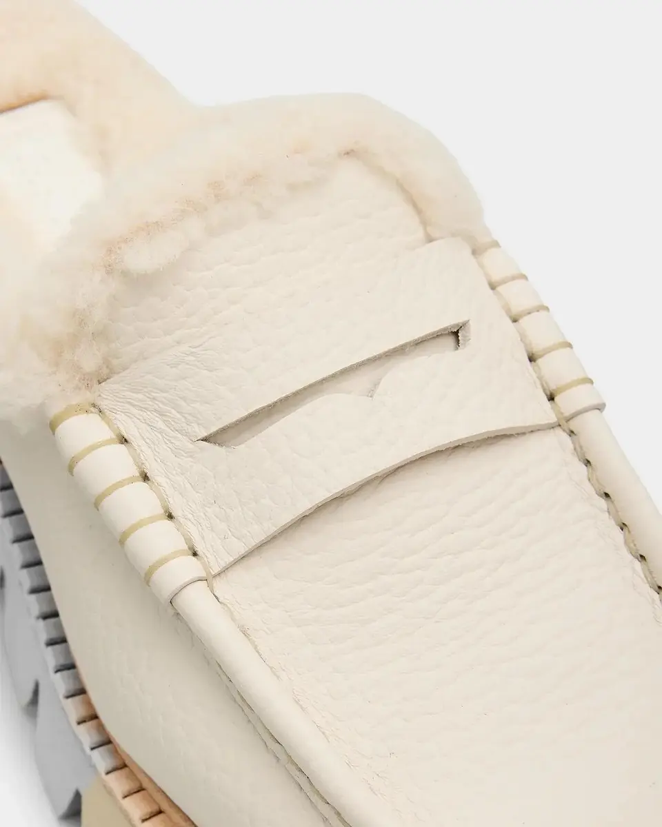 PEDRO GARCIA Savy 35MM Shearling-Trimmed Leather Loafers | Thumbnail 6
