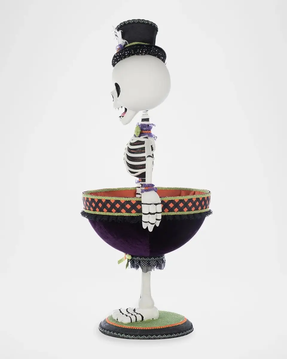 Katherine 's Collection Billy Bones Thorton Halloween Candy Bowl | Thumbnail 2 Katherine 's Collection Billy Bones Thorton Halloween Candy Bowl | Thumbnail 2