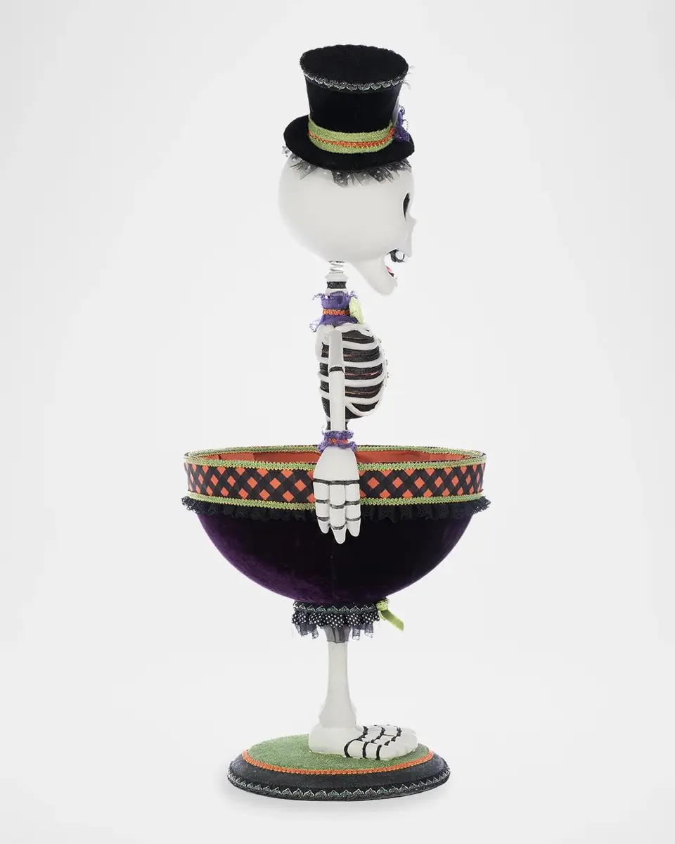 Katherine 's Collection Billy Bones Thorton Halloween Candy Bowl | Thumbnail 3 Katherine 's Collection Billy Bones Thorton Halloween Candy Bowl | Thumbnail 3