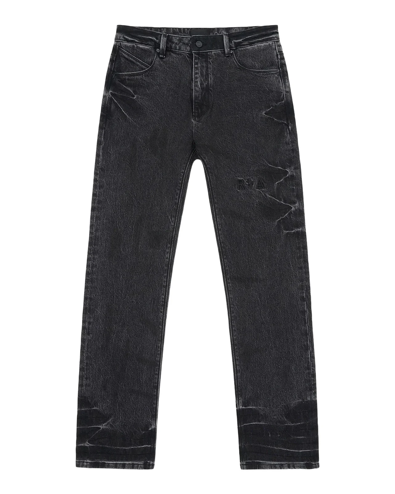 RTA Men's Haru Grey-Wash Slim Fit Jeans