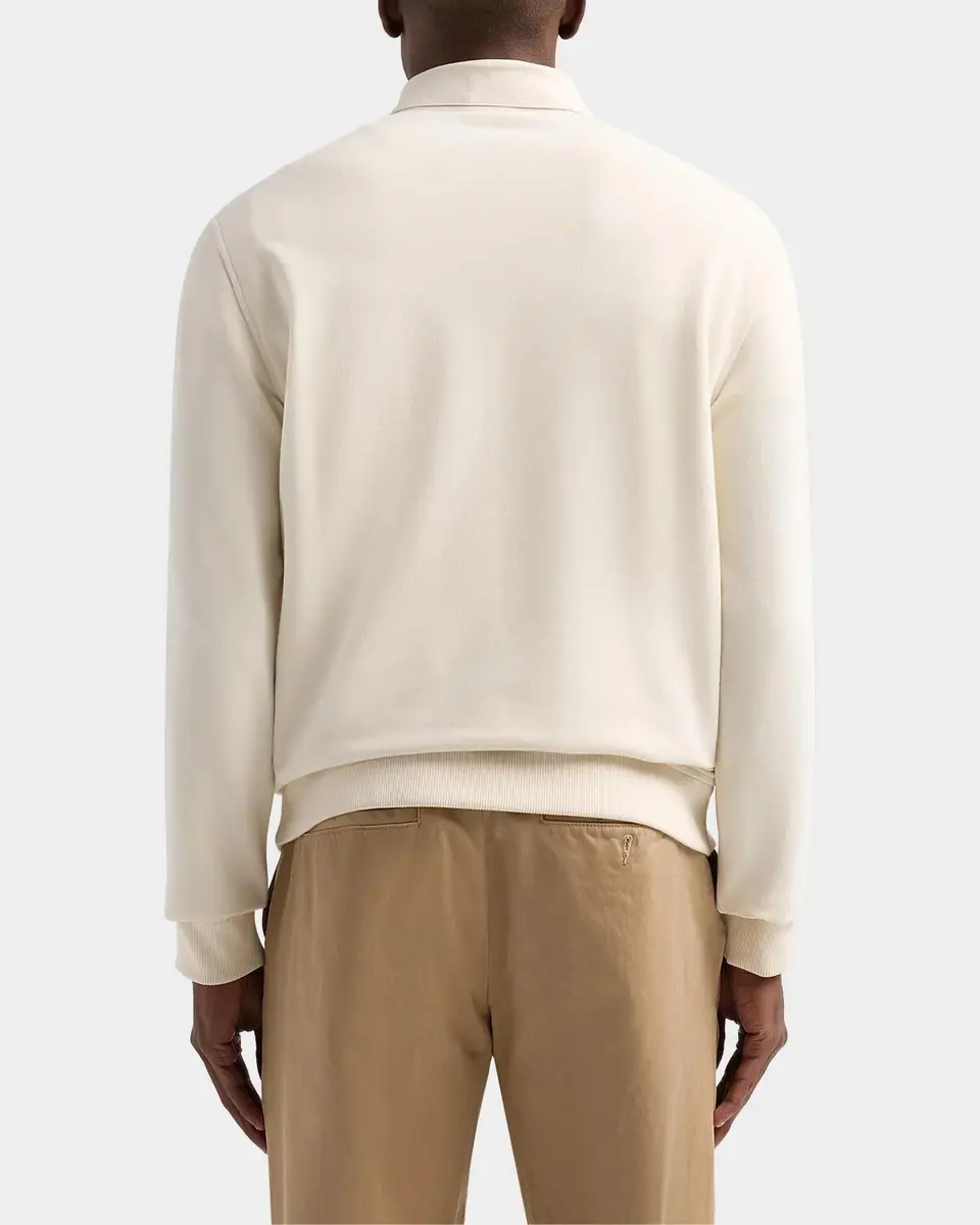 Vince Men's French Terry Polo Sweatshirt | Thumbnail 4