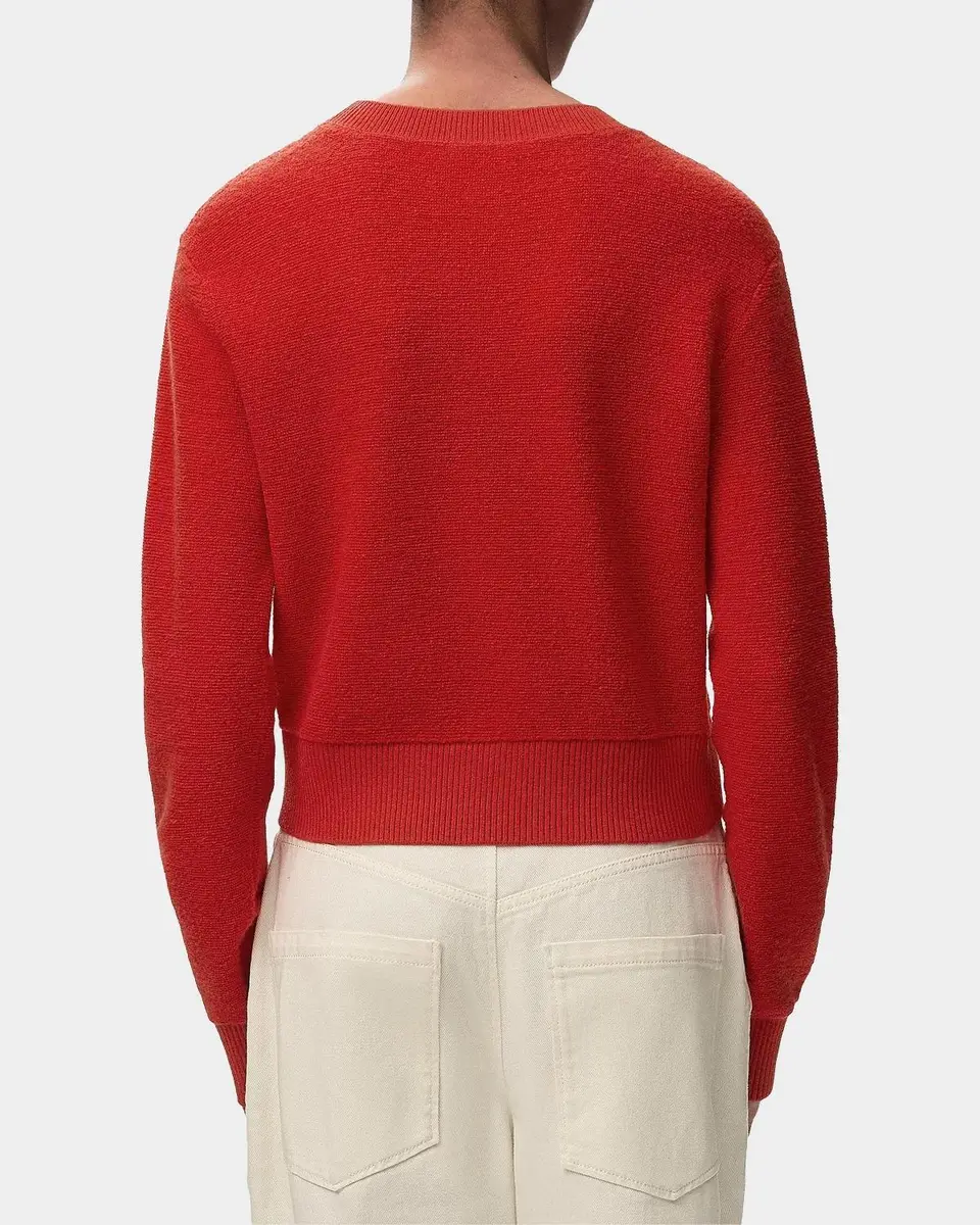 Loewe Logo Embroidered Wool Crewneck Sweater | Thumbnail 3