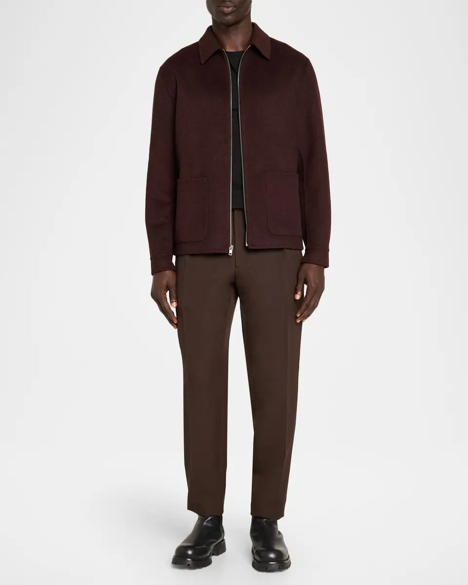 Vince Men's Splittable Wool Blend Full-Zip Jacket | Thumbnail 2