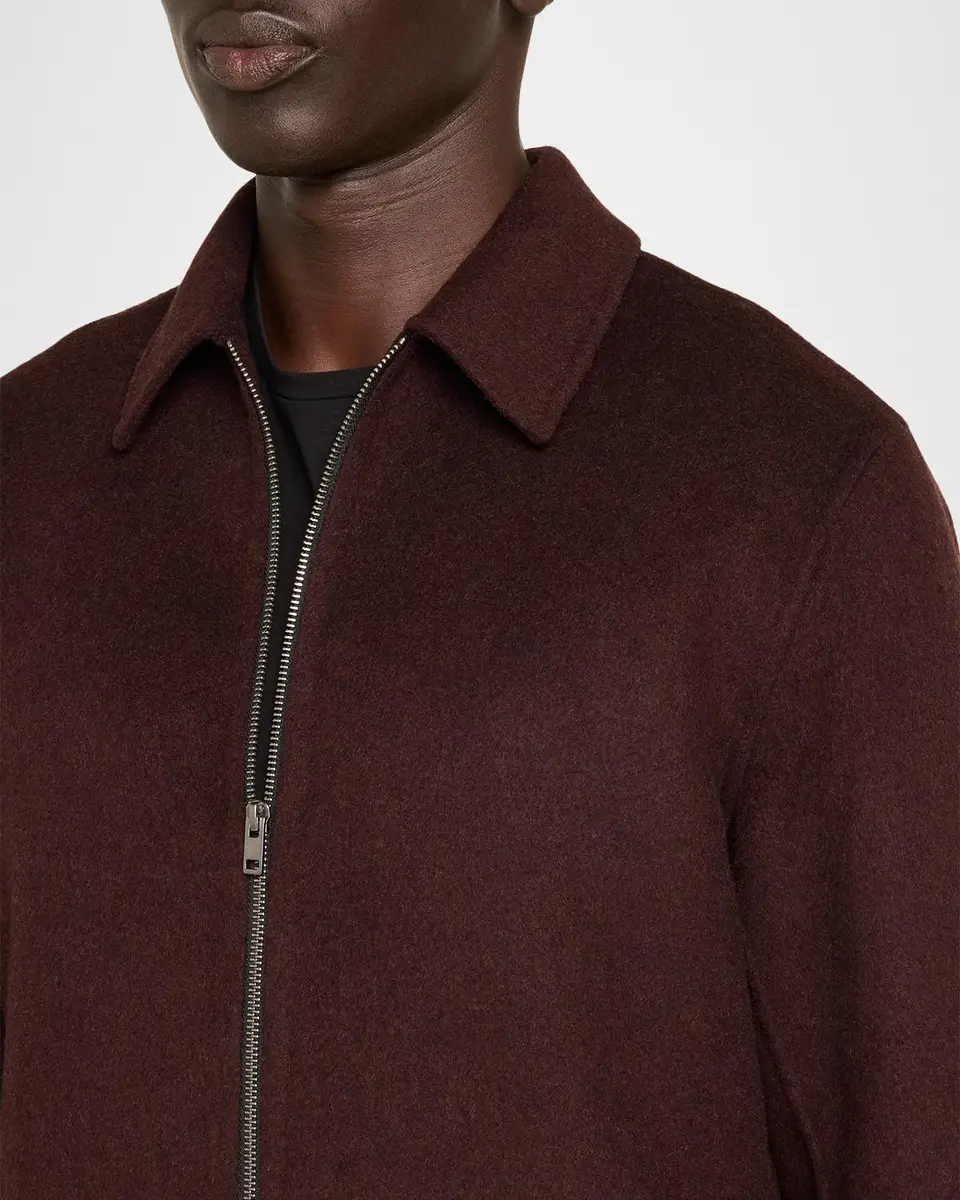 Vince Men's Splittable Wool Blend Full-Zip Jacket | Thumbnail 5