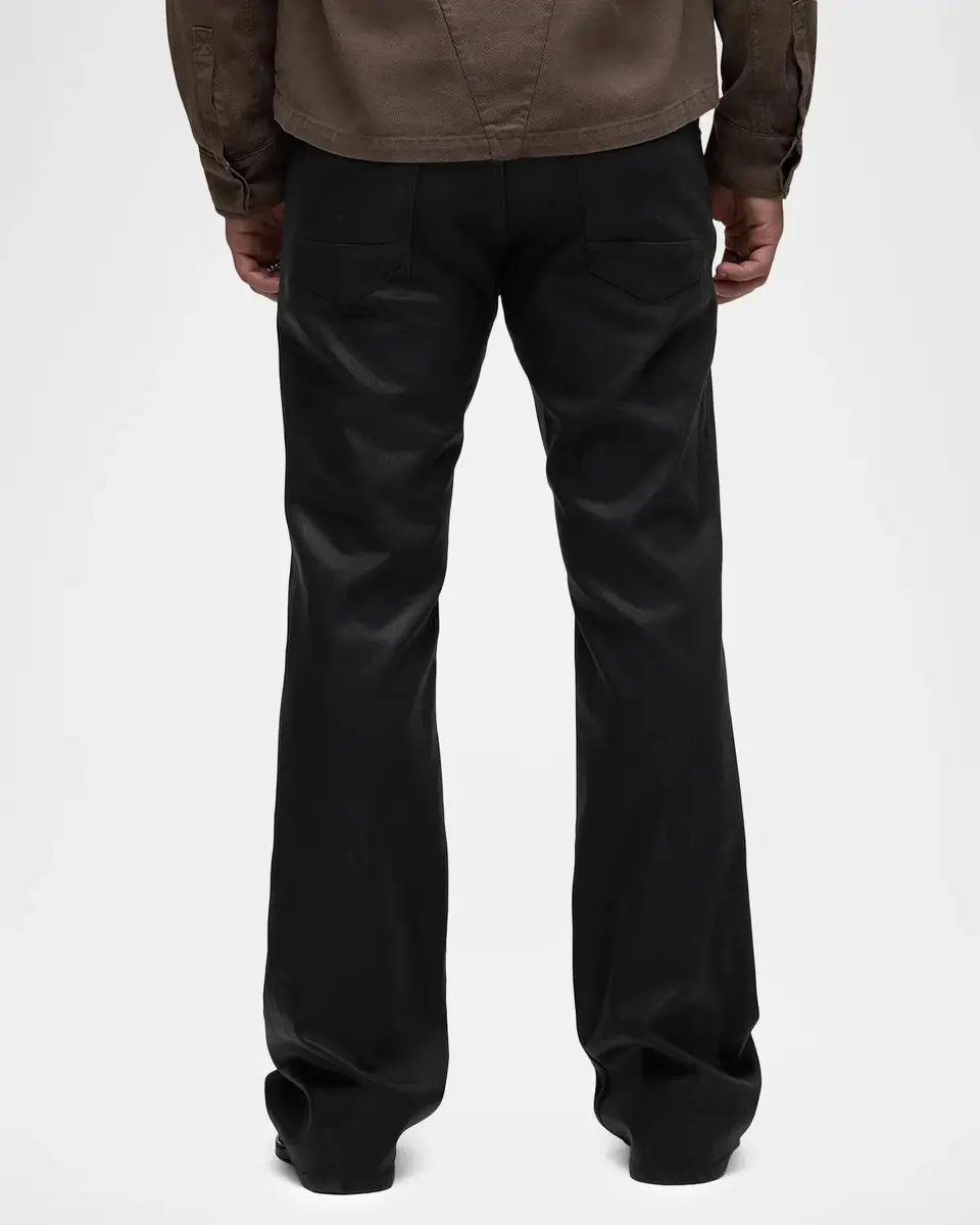 Hudson Men's Kick Flare Black Denim Jeans | Thumbnail 3 Hudson Men's Kick Flare Black Denim Jeans | Thumbnail 3
