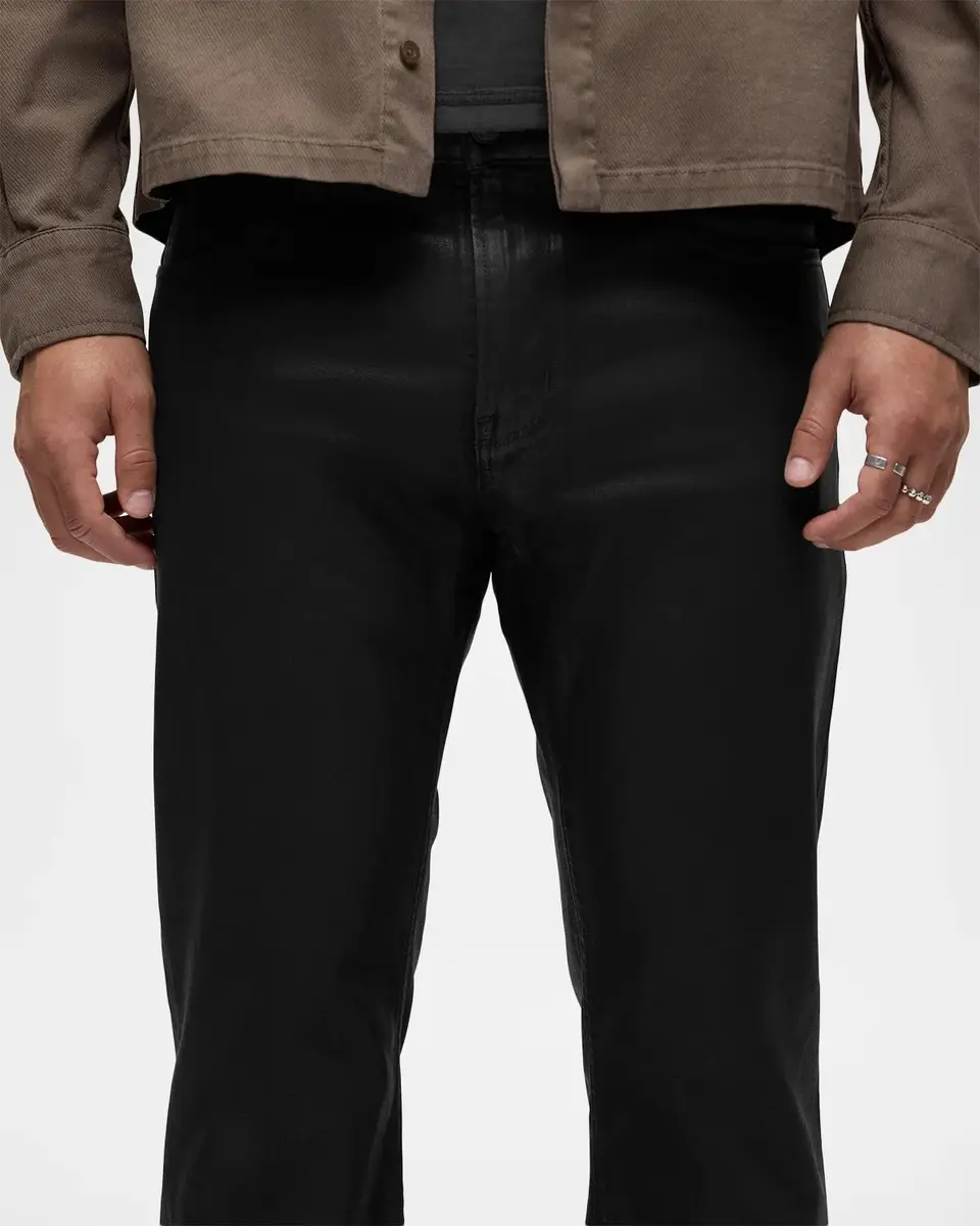 Hudson Men's Kick Flare Black Denim Jeans | Thumbnail 5 Hudson Men's Kick Flare Black Denim Jeans | Thumbnail 5