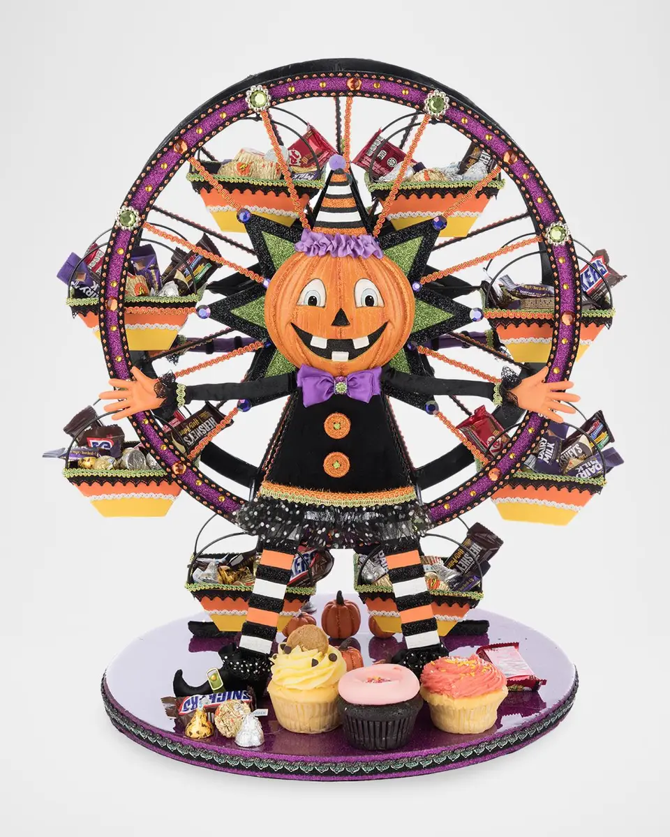 Katherine 's Collection Pumpkin Ferris Wheel Cupcake Holder | Thumbnail 4 Katherine 's Collection Pumpkin Ferris Wheel Cupcake Holder | Thumbnail 4