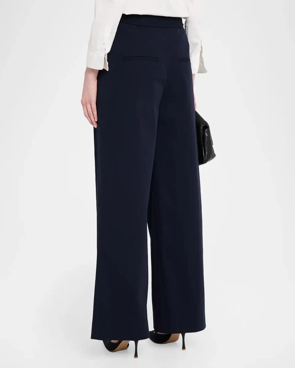Veronica Beard Allman Pleated Wide-Leg Pants | Thumbnail 3 Veronica Beard Allman Pleated Wide-Leg Pants | Thumbnail 3