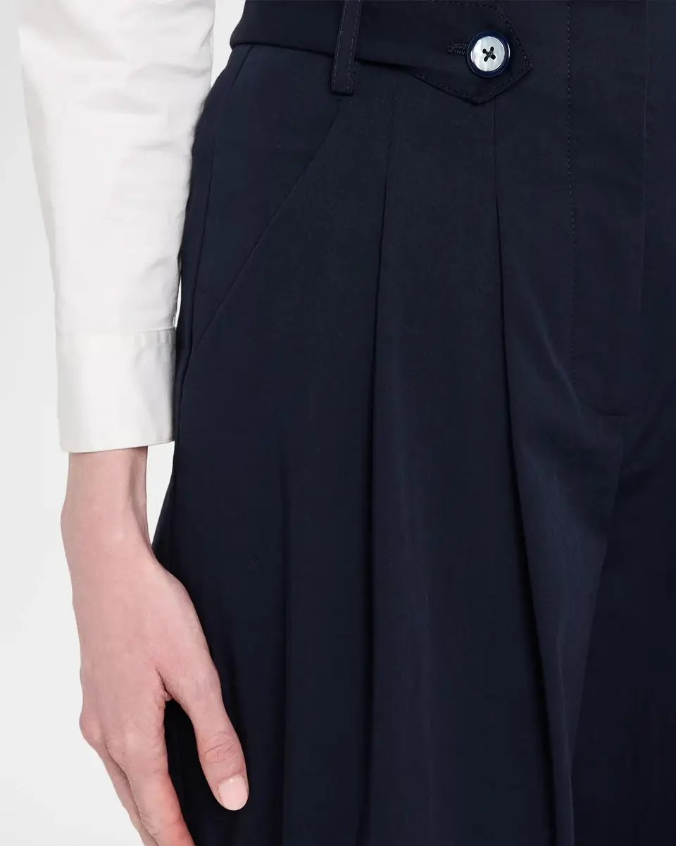 Veronica Beard Allman Pleated Wide-Leg Pants | Thumbnail 5 Veronica Beard Allman Pleated Wide-Leg Pants | Thumbnail 5