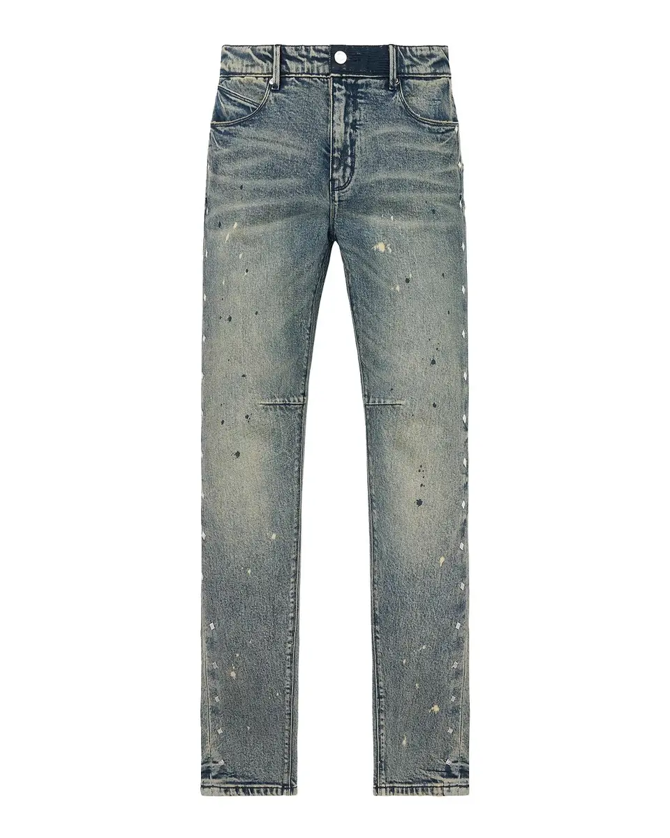 RTA Men's Bryant Grey Denim Skinny Jeans | Thumbnail 3 RTA Men's Bryant Grey Denim Skinny Jeans | Thumbnail 3