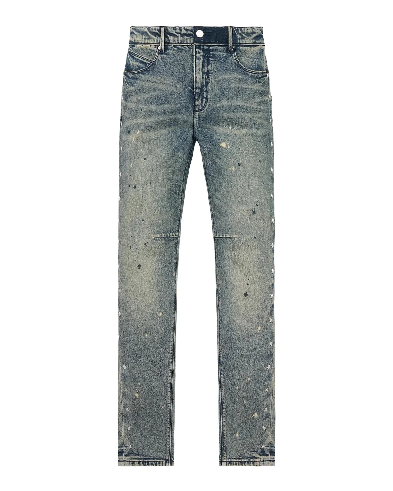 RTA Men's Bryant Grey Denim Skinny Jeans