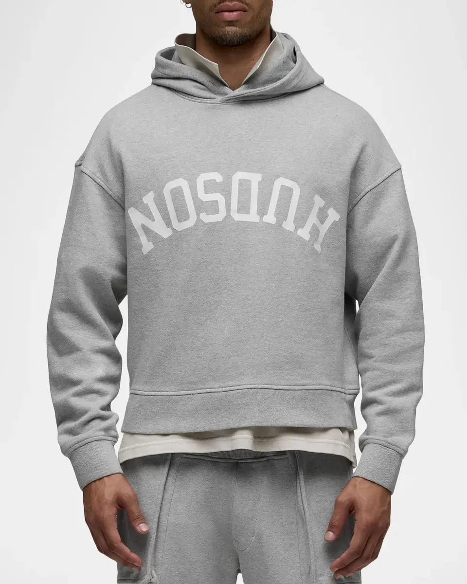 Hudson Men's Viper Logo Cotton-Blend Hoodie | Thumbnail 4 Hudson Men's Viper Logo Cotton-Blend Hoodie | Thumbnail 4