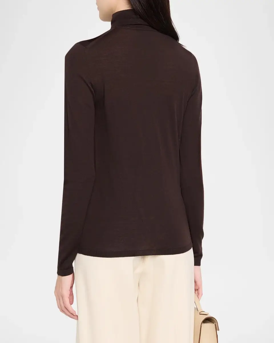 Max Mara Turtleneck Wool Long-Sleeve Sweater | Thumbnail 3 Max Mara Turtleneck Wool Long-Sleeve Sweater | Thumbnail 3