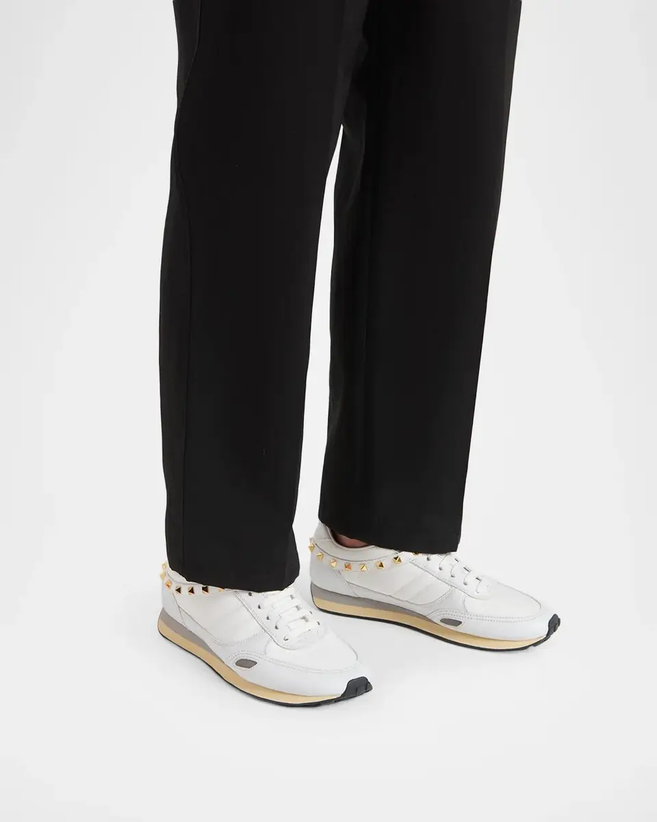 Valentino Garavani Men's Stud Up Low-Top Sneakers | Thumbnail 2
