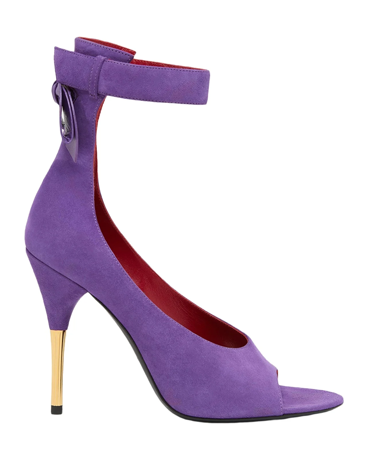 Valentino Garavani Suede Bow-Back Stiletto Sandal