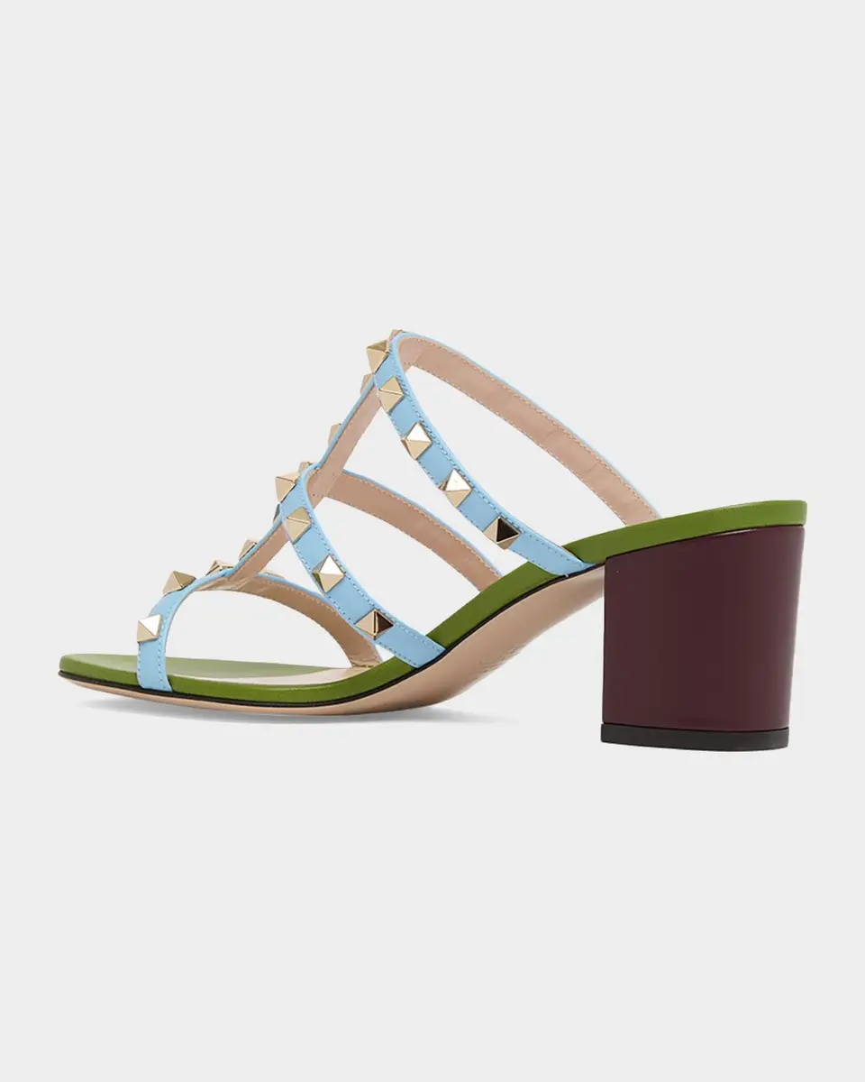 Valentino Garavani 60mm Rockstud Caged Slide Sandals | Thumbnail 4 Valentino Garavani 60mm Rockstud Caged Slide Sandals | Thumbnail 4