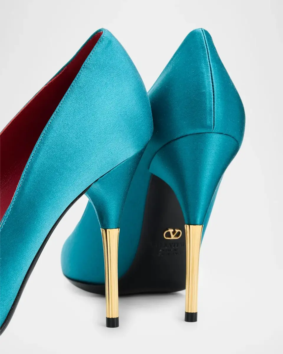 Valentino Garavani Satin Stiletto Pump | Thumbnail 3 Valentino Garavani Satin Stiletto Pump | Thumbnail 3