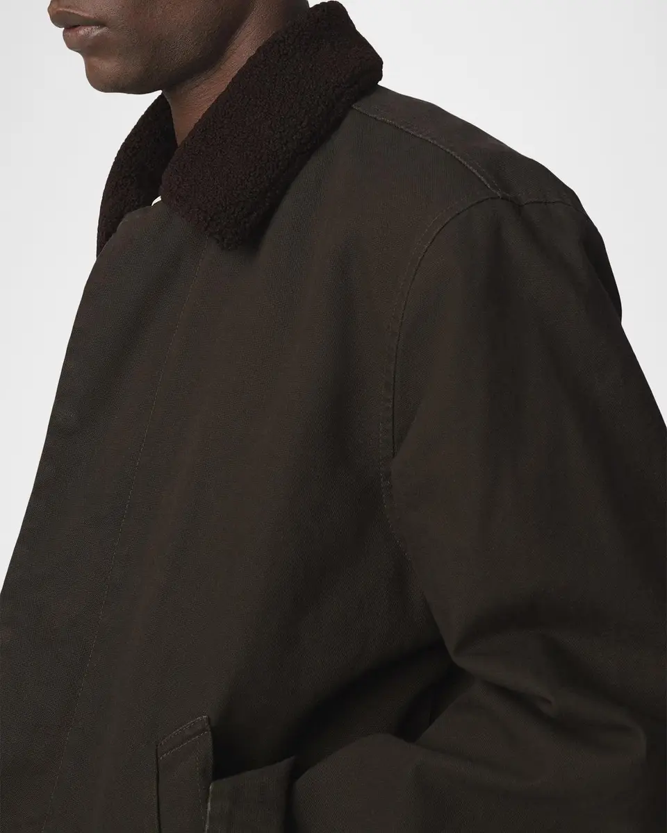 Joe's Jeans Men's Canvas Sherpa-Collar Shirt Jacket | Thumbnail 5 Joe's Jeans Men's Canvas Sherpa-Collar Shirt Jacket | Thumbnail 5