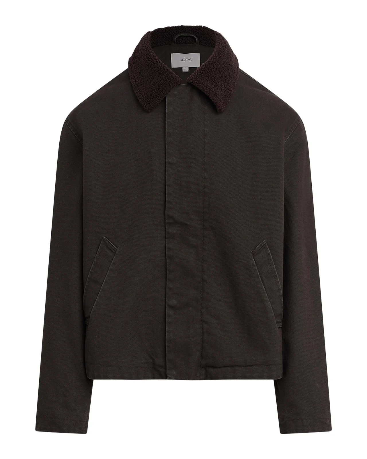 Joe's Jeans Men's Canvas Sherpa-Collar Shirt Jacket