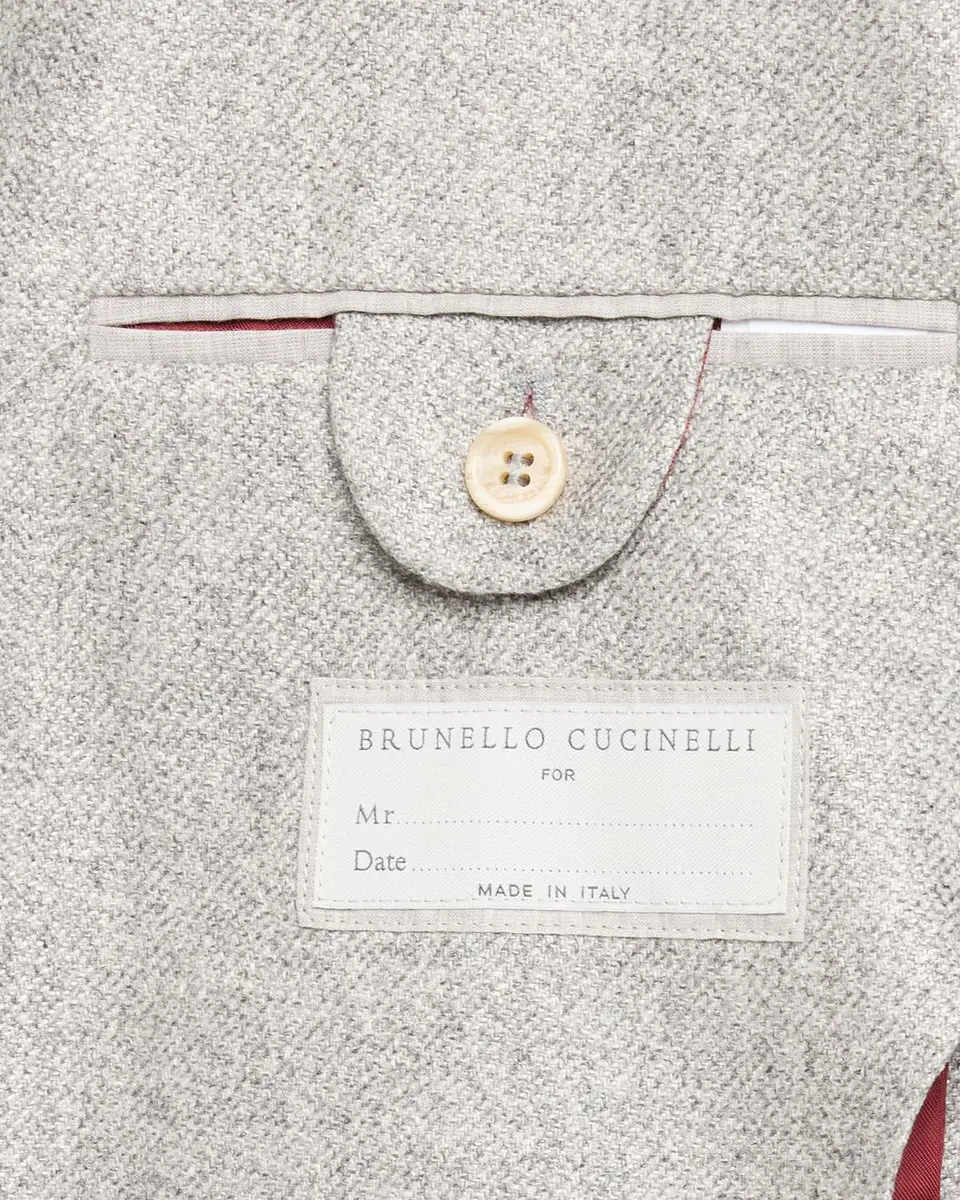 Brunello Cucinelli Men's Cavallery Silk and Cashmere Single-Breasted Sport Coat | Thumbnail 6 Brunello Cucinelli Men's Cavallery Silk and Cashmere Single-Breasted Sport Coat | Thumbnail 6