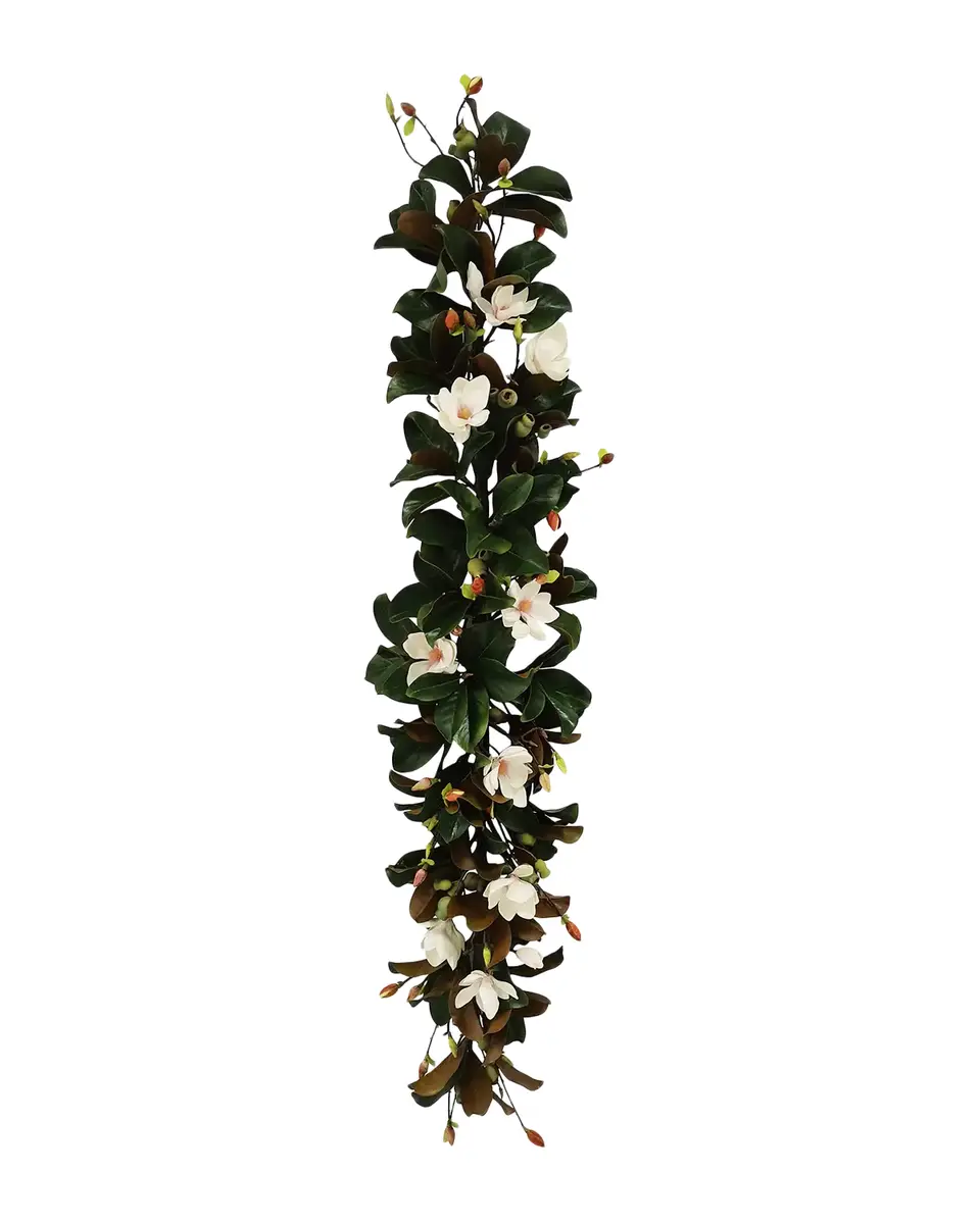 Winward Home Deluxe Artificial Magnolia Garland | Thumbnail 2 Winward Home Deluxe Artificial Magnolia Garland | Thumbnail 2