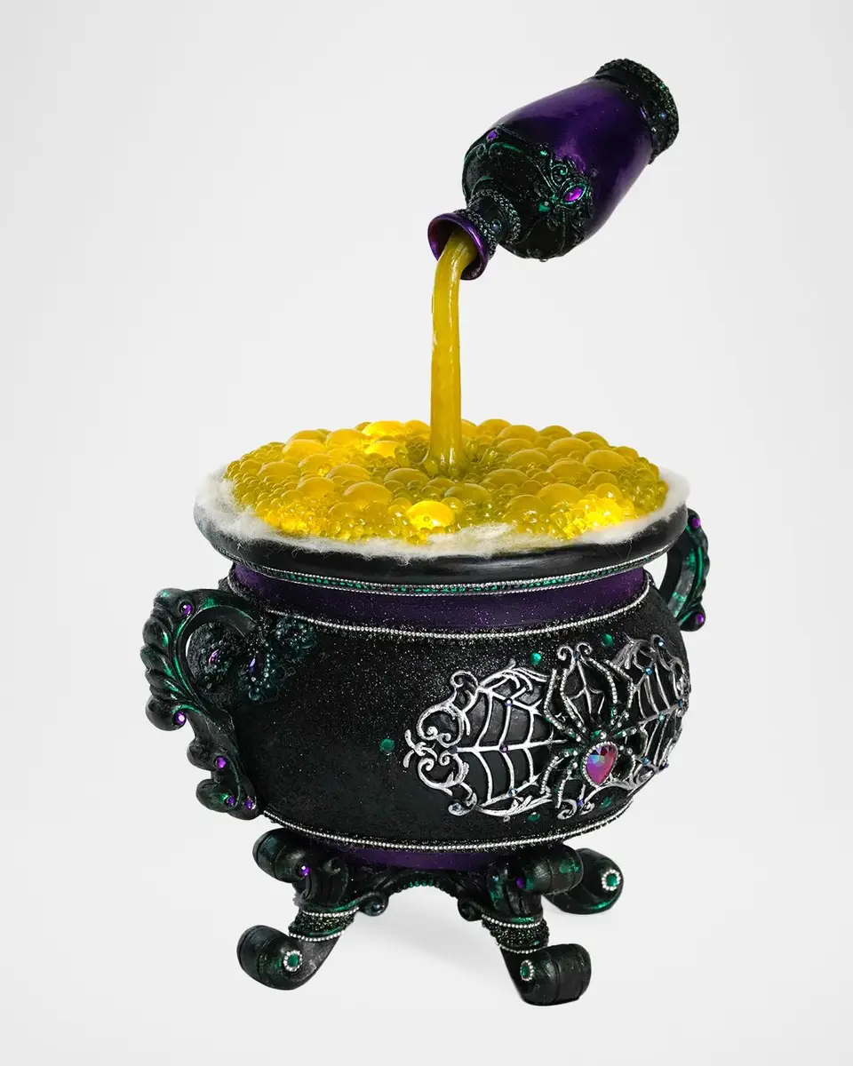 Katherine 's Collection Enchanted Emerald Widow Elixir Cauldron | Thumbnail 2