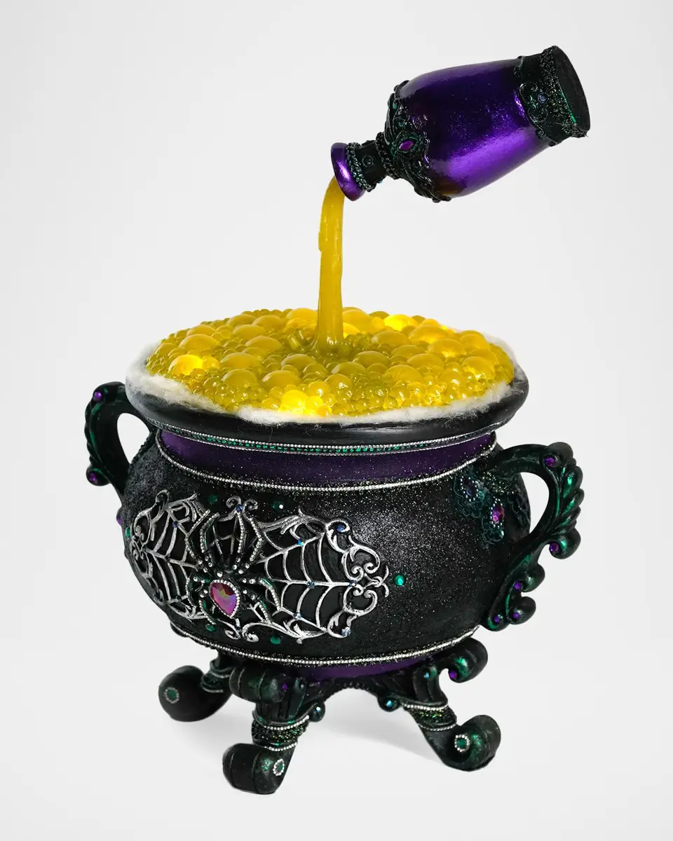 Katherine 's Collection Enchanted Emerald Widow Elixir Cauldron | Thumbnail 3