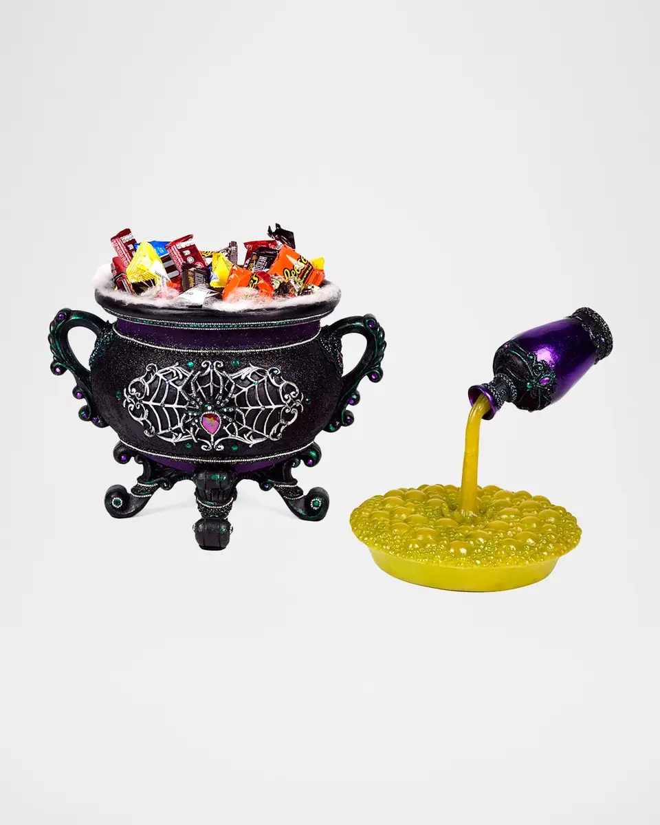 Katherine 's Collection Enchanted Emerald Widow Elixir Cauldron | Thumbnail 4