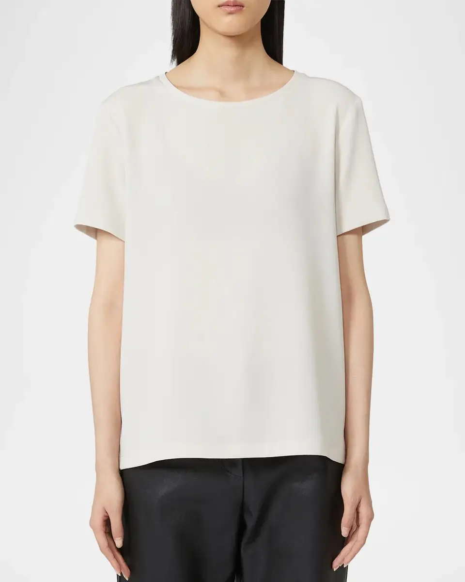Max Mara Crewneck T-Shirt | Thumbnail 3 Max Mara Crewneck T-Shirt | Thumbnail 3