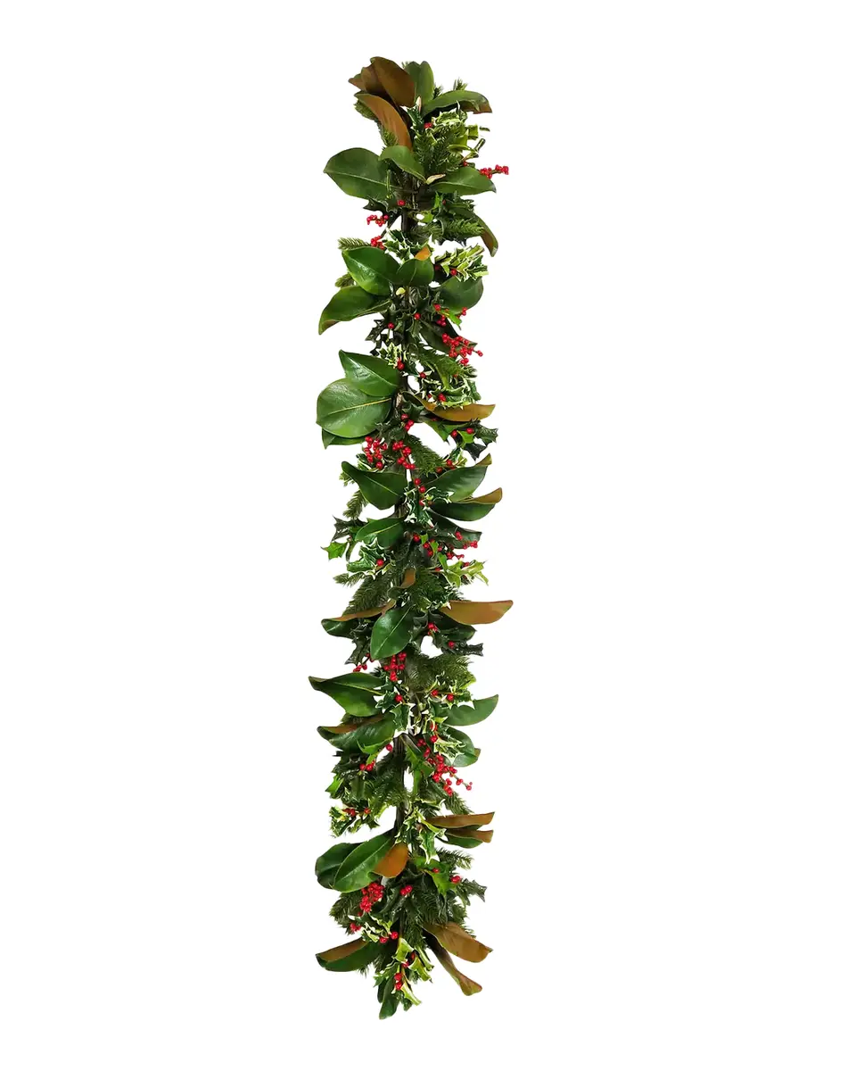 Winward Home Holiday Newness Faux-Holly Holiday Garland | Thumbnail 2