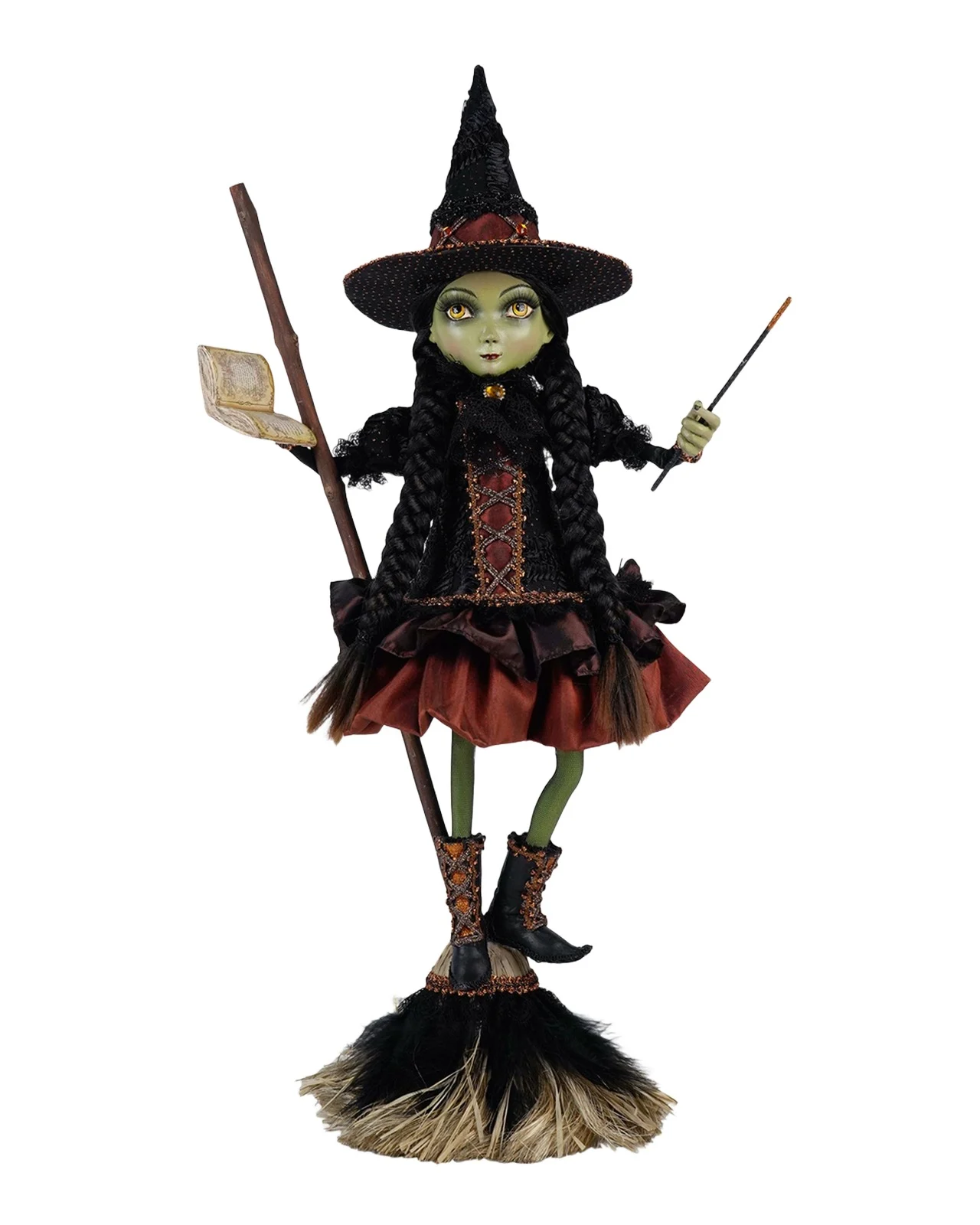Katherine 's Collection Witching Hour Eliza Coppermoon Tabletop Doll