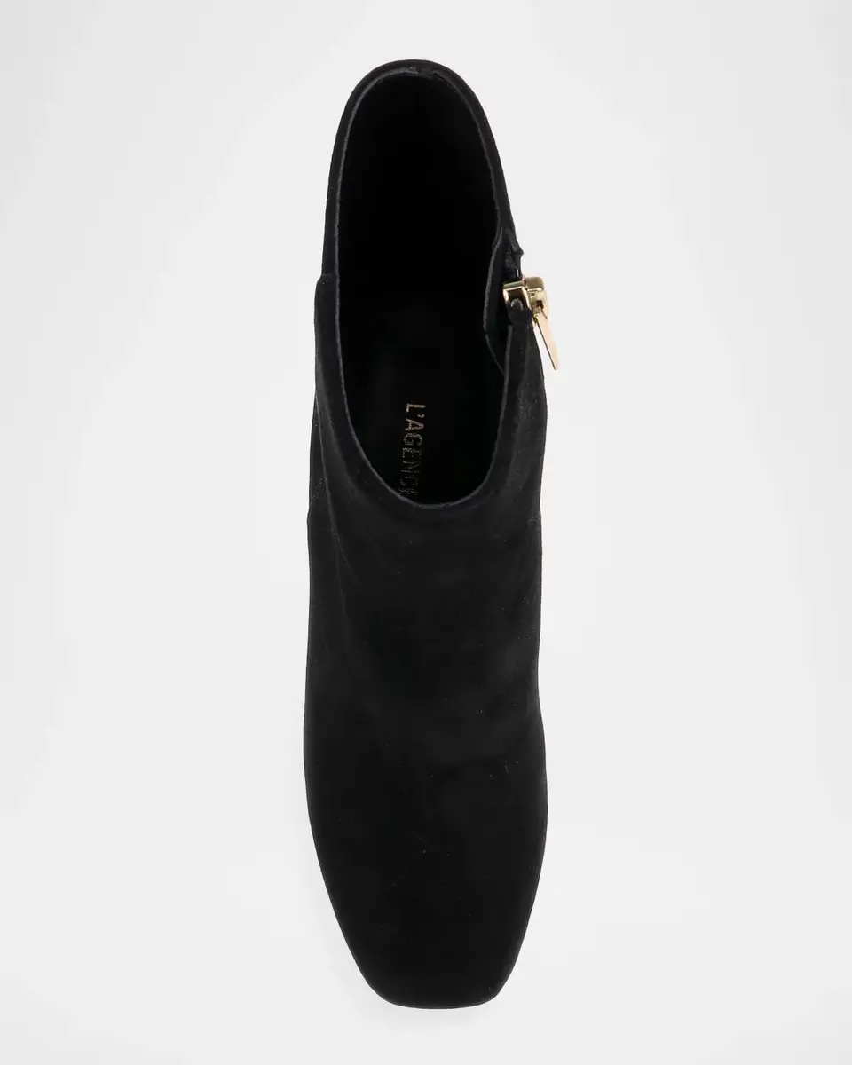 L'Agence Soho Suede Platform Ankle Boots | Thumbnail 4