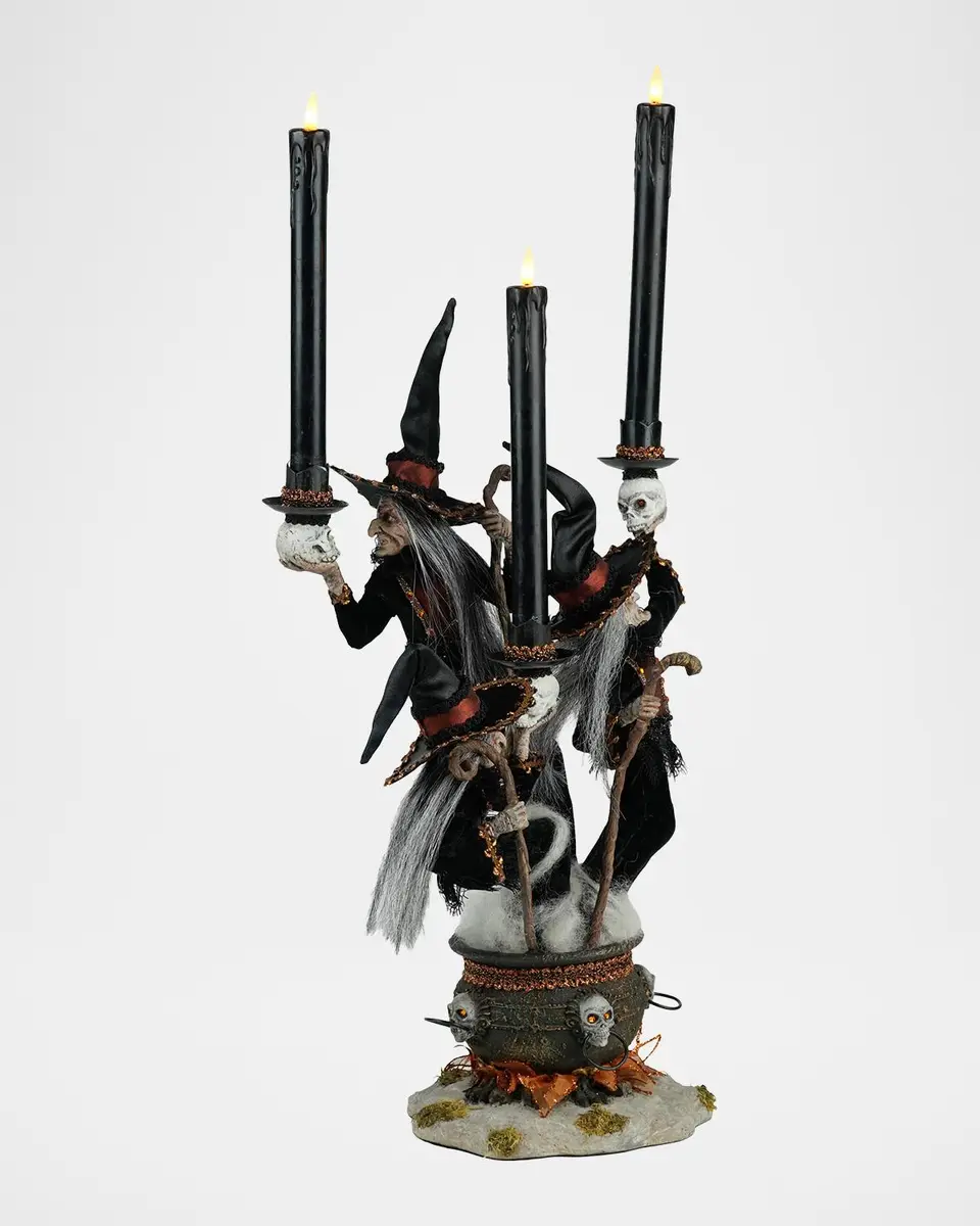 Katherine 's Collection Witching Hour Witchy Witches Candelabra | Thumbnail 2