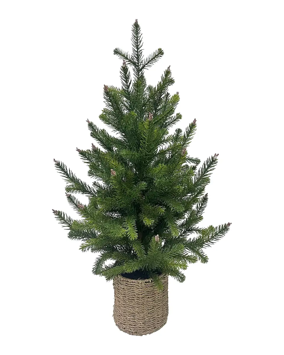 Winward Home Artificial Pine Tree With Basket | Thumbnail 2 Winward Home Artificial Pine Tree With Basket | Thumbnail 2