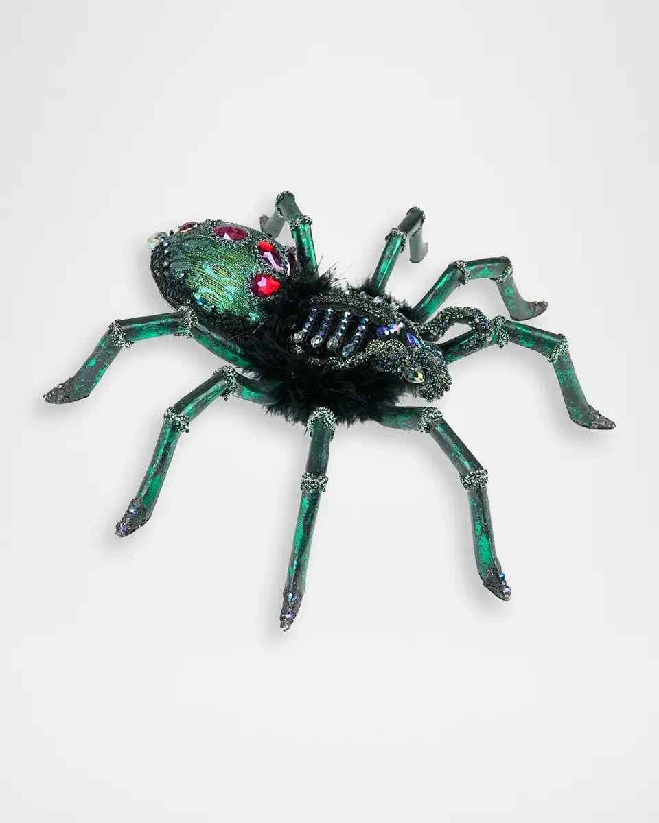 Katherine 's Collection Enchanted Emerald Widow Large Spider | Thumbnail 2 Katherine 's Collection Enchanted Emerald Widow Large Spider | Thumbnail 2