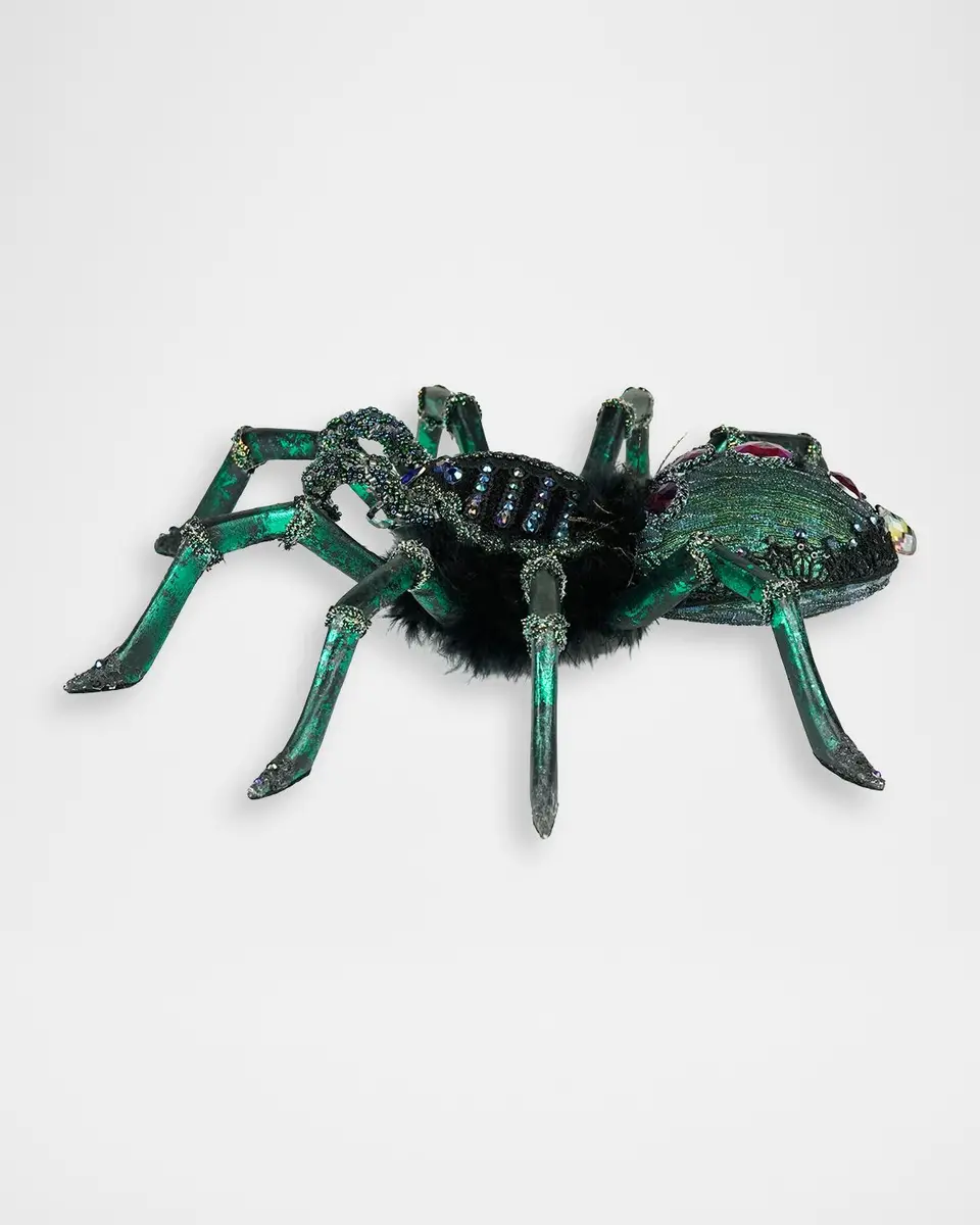Katherine 's Collection Enchanted Emerald Widow Large Spider | Thumbnail 4 Katherine 's Collection Enchanted Emerald Widow Large Spider | Thumbnail 4