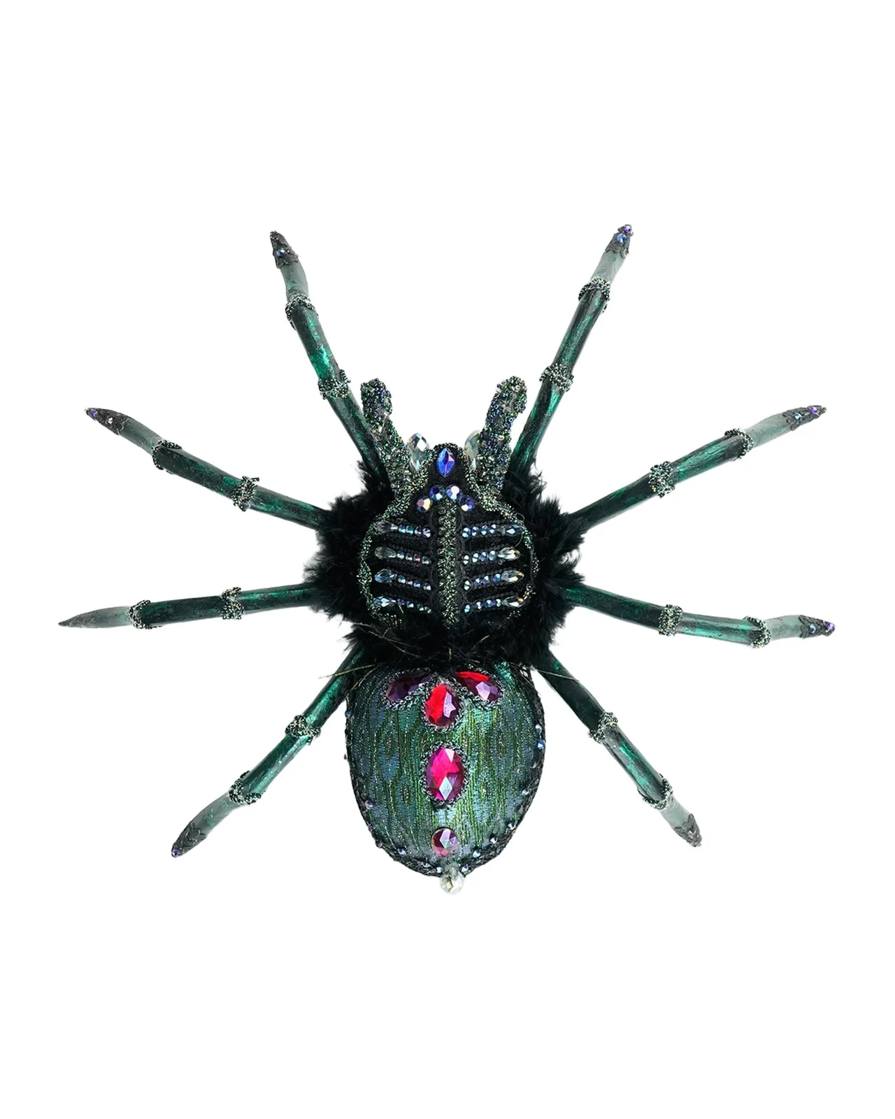 Katherine 's Collection Enchanted Emerald Widow Large Spider