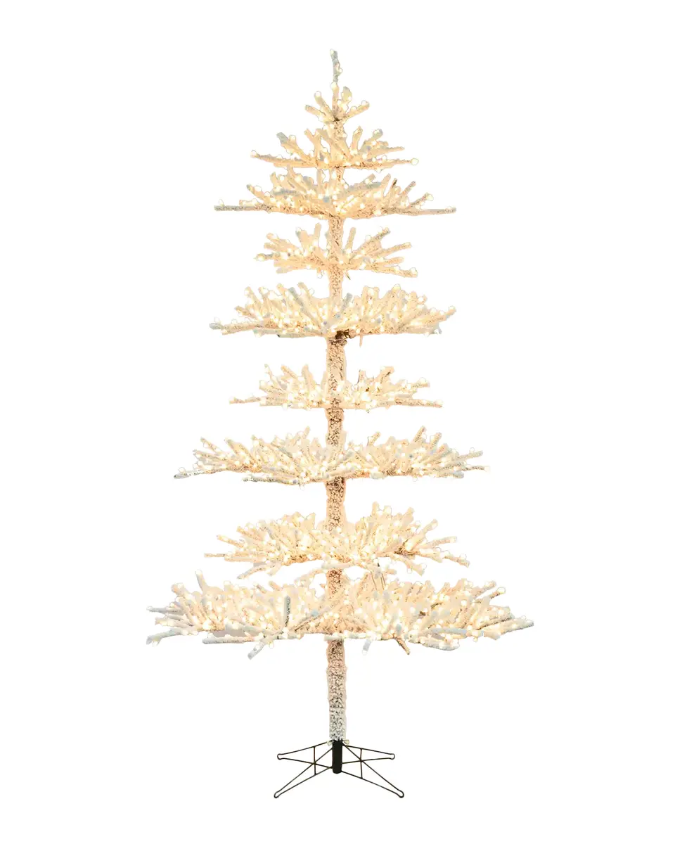 Winward Home Holiday Newness 9 ' Flocked Twig Faux-Pine Tree | Thumbnail 2 Winward Home Holiday Newness 9 ' Flocked Twig Faux-Pine Tree | Thumbnail 2