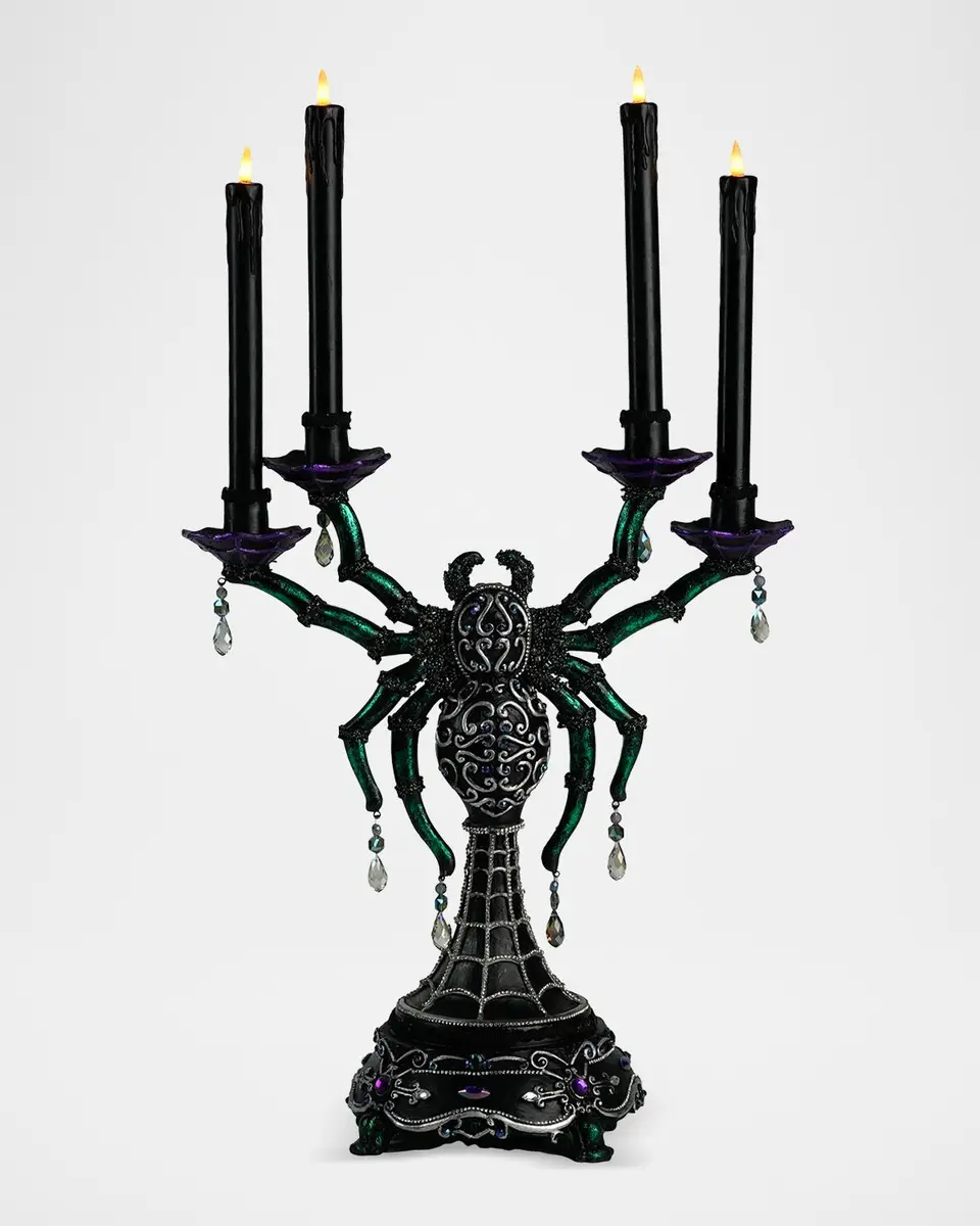 Katherine 's Collection Spider Halloween Candelabra | Thumbnail 3